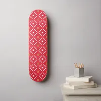 Christmas Holiday Charm Pattern 04 -  Skateboard