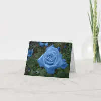 Blue Rose Card