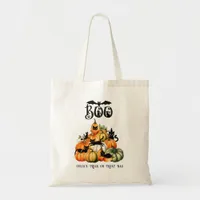 Witch Cat Jack O Lantern Halloween Magic Gifts Tote Bag