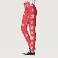 Christmas Holiday Charm Pattern 02 -  Leggings