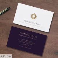 Simple Luxury Logo Business Card