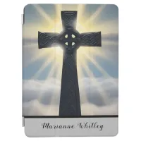 Celtic Cross with Sunshine Backdrop iPad Air Cover