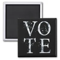 Rustic Blue Vote Magnet