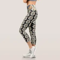 Wolf Dream catcher Capri Leggings