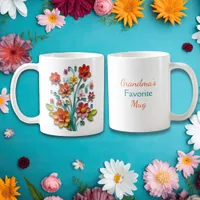 Paper Quilling Flowers | Grandma's Favorite Coffee Mug