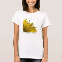 Yellow Sunflower Corner  T-Shirt