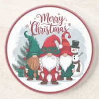 Christmas Gnomes Coaster