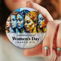 International Women's Day | March 8th Button