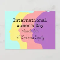 International Women's Day is March 8th    Postcard