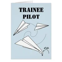 Trainee Pilot, Air Cadet, Paper Airplane