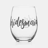 Forever Favors: Wedding Bridal Party Glass