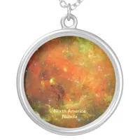 North America Nebula Silver Plated Necklace