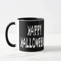 Ghost Halloween Text Mug