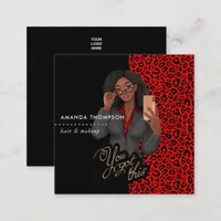 Black Beauty Fashion Business Card