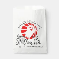 Sweet Stalking Halloween Ghost Trick Treat Goodies Favor Bag