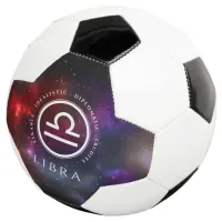 Starfield Libra Scales Western Zodiac Soccer Ball