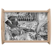 Colorado Rocky Mountains River Crystal Mill Serving Tray