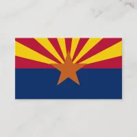 Arizona State Flag Business Card