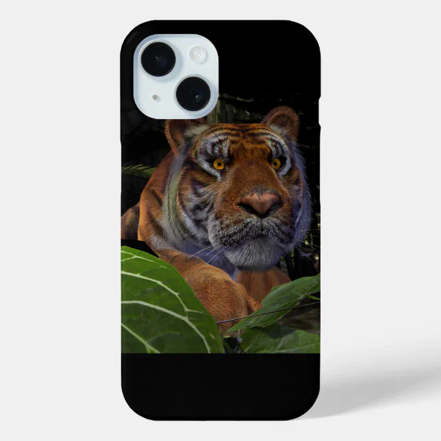 Tiger Crouching in the Jungle Case-Mate iPhone Case