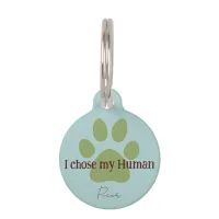 Paw  pet ID tag