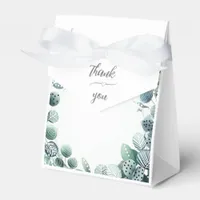 Eucalyptus Botanical Wedding Favor Boxes