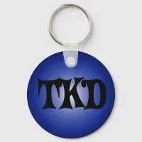 Blue TKD Keychain