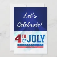 4th of july independence day party invites