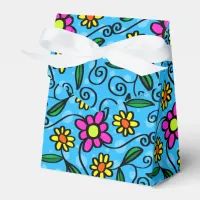 Abstract Floral Favor Box