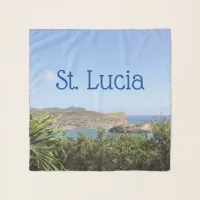 Scenic Caribbean Island Saint Lucia Scarf