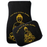 Buddha in Lotus Pose Car Floor Mat