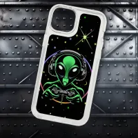 Alien Gamer with Stars iPhone 15 Plus Case