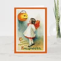 Vintage Halloween Greeting Card