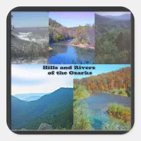 Thumbnail for Hills and Rivers of the Ozarks Square Sticker