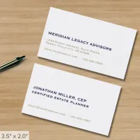 Simple Professional Business Card