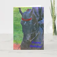 Saddlebred Birthday Card