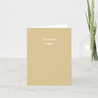 Modern Minimalist Cashmere Wedding Thank You Card