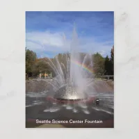 Washington, Seattle Science Center Fountain Photo Postcard