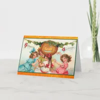 Vintage Halloween Greetings Card