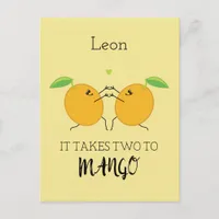 Takes Two to Mango Tango Ballroom Dancing Quote Postcard