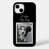 Personalized Pet Photo I Love my Dog Case-Mate iPhone 14 Case