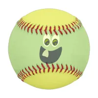 Goofy Lemon Lime Face Baseball