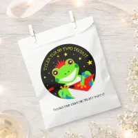 Rockin' Birthday Tree Frog with Red Guitar Favor Bag