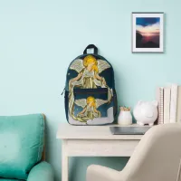 Heavenly Guardian Printed Backpack