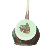 Cute Cartoon Penguin and Christmas Train Cake Pops