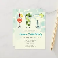 Budget Summer Cocktail Party Invitations