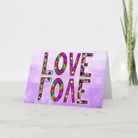 Love |There are no Words for How Much I Love  You  Card