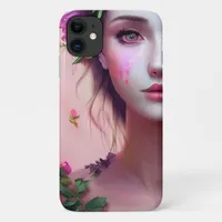 Ethereal Enchanted Fairytale Beautiful Woman iPhone 11 Case