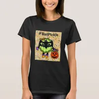 Bat Pickle | Funny Halloween Pickle   T-Shirt