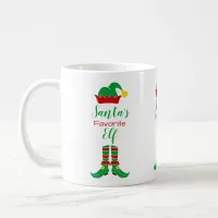 Customizable Santa's Elf Christmas Coffee Mug