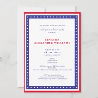 Stars & Stripes American Flag Political Fundraiser Invitation